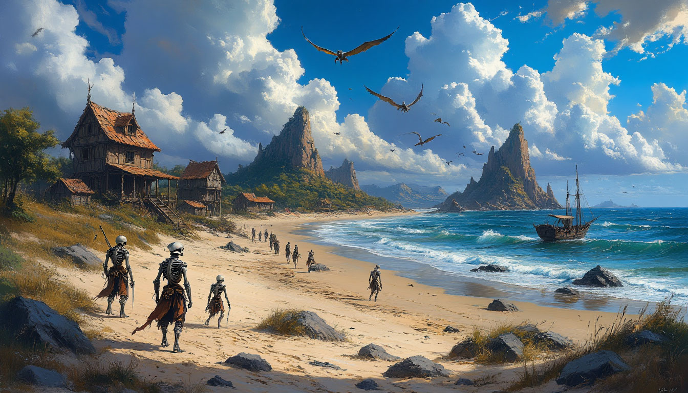 PVP локация : Деревня рыбаков